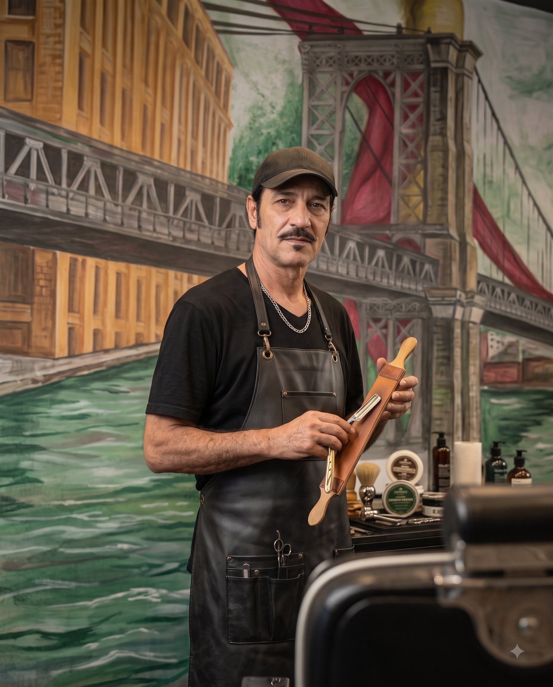 Allan, owner and master barber at New York Hair Salon
